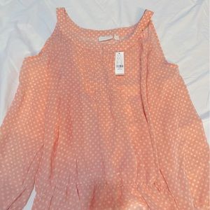 New York & Company pink blouse
